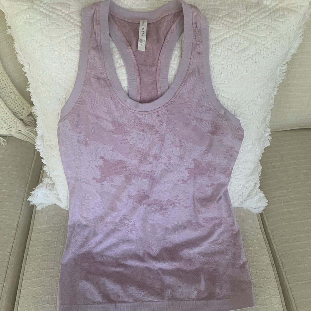 Pink camp, Athleta tank